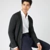 Men's Marlborough Fine Gauge Cashmere Jacket Dark Charcoal Grey