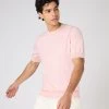 Men's Newquay Cotton Cashmere T-Shirt Spring Pink -Cozy Fashion Shop SS24 NPG000531 SPN 1