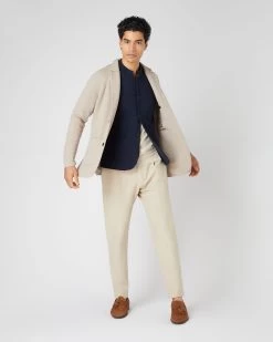 Men's Penzance Cotton Cashmere Gilet Navy Blue -Cozy Fashion Shop SS24 NPG108002R NVY 3