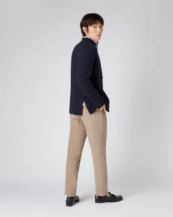 The Jockey Club Men's Milano Cashmere Jacket Navy Blue -Cozy Fashion Shop SS24 NPG108716 N60 4