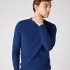 Men's Shoreditch Round Neck Cashmere Jumper French Blue -Cozy Fashion Shop SS24 NPG109185 F71 1