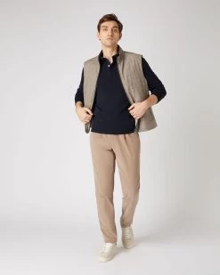 Men's Relaxed Polo Cashmere Shirt Navy Blue -Cozy Fashion Shop SS24 NPG109190 N60 3