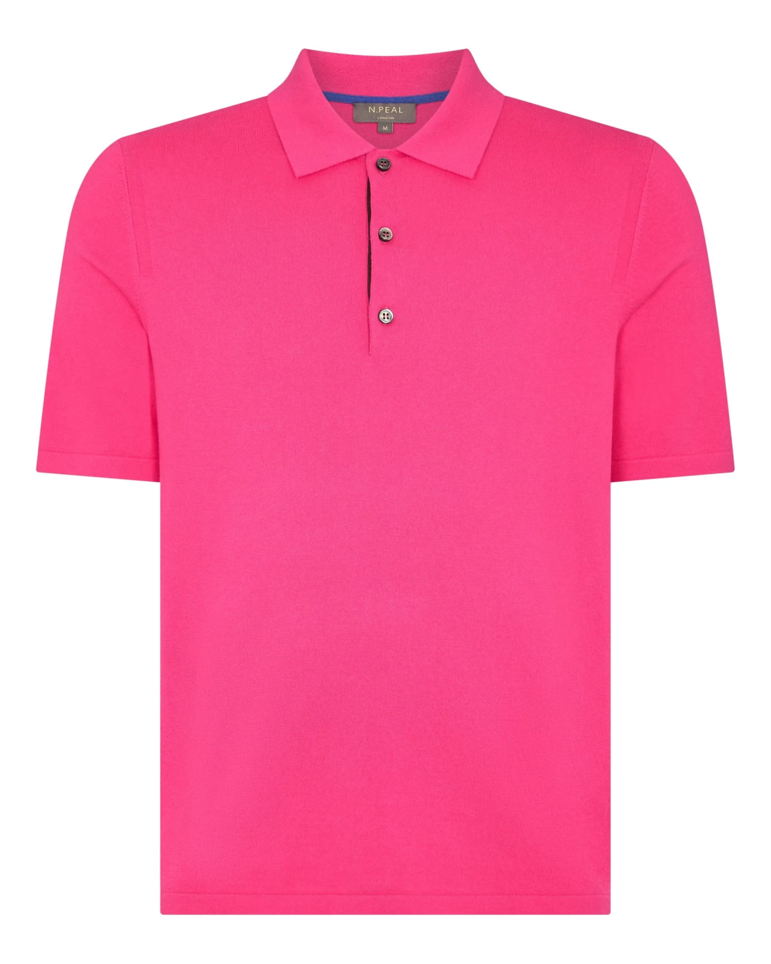 Men's Rock Polo Cotton Cashmere T-Shirt Crush Pink 4 Men's Rock Polo Cotton Cashmere T-Shirt Crush Pink - Image 2