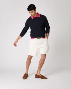 Men's Rock Polo Cotton Cashmere T-Shirt Crush Pink 9 Men's Rock Polo Cotton Cashmere T-Shirt Crush Pink -Cozy Fashion Shop SS24 NPG109251 CRP 3