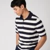Men's Rock Polo Cotton Cashmere T-Shirt Stripe -Cozy Fashion Shop SS24 NPG109251 NVN 1