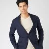 Men's Amalfi Linen Jacket Navy Blue