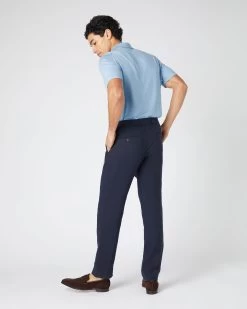 Men's Sorrento Linen Drawstring Trouser Navy Blue 13 Men's Sorrento Linen Drawstring Trouser Navy Blue -Cozy Fashion Shop SS24 NPG109363 NVY 4