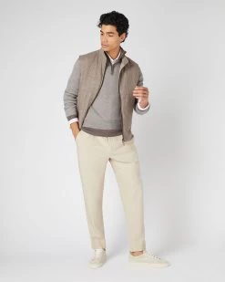 Men's Belgravia Wool Blend Gilet Brown 9 Men's Belgravia Wool Blend Gilet Brown -Cozy Fashion Shop SS24 NPG109366 BRN 3