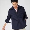 Men's Scala Cashmere Overshirt Navy Blue PRE-ORDER -Cozy Fashion Shop SS24 NPG109493 NVY 1