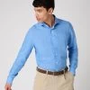 Men's Cannes Linen Shirt Blue -Cozy Fashion Shop SS24 NPG109594 BLU 1