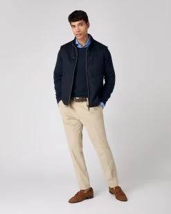 Men's Cannes Linen Shirt Blue 11 Men's Cannes Linen Shirt Blue -Cozy Fashion Shop SS24 NPG109594 BLU 3