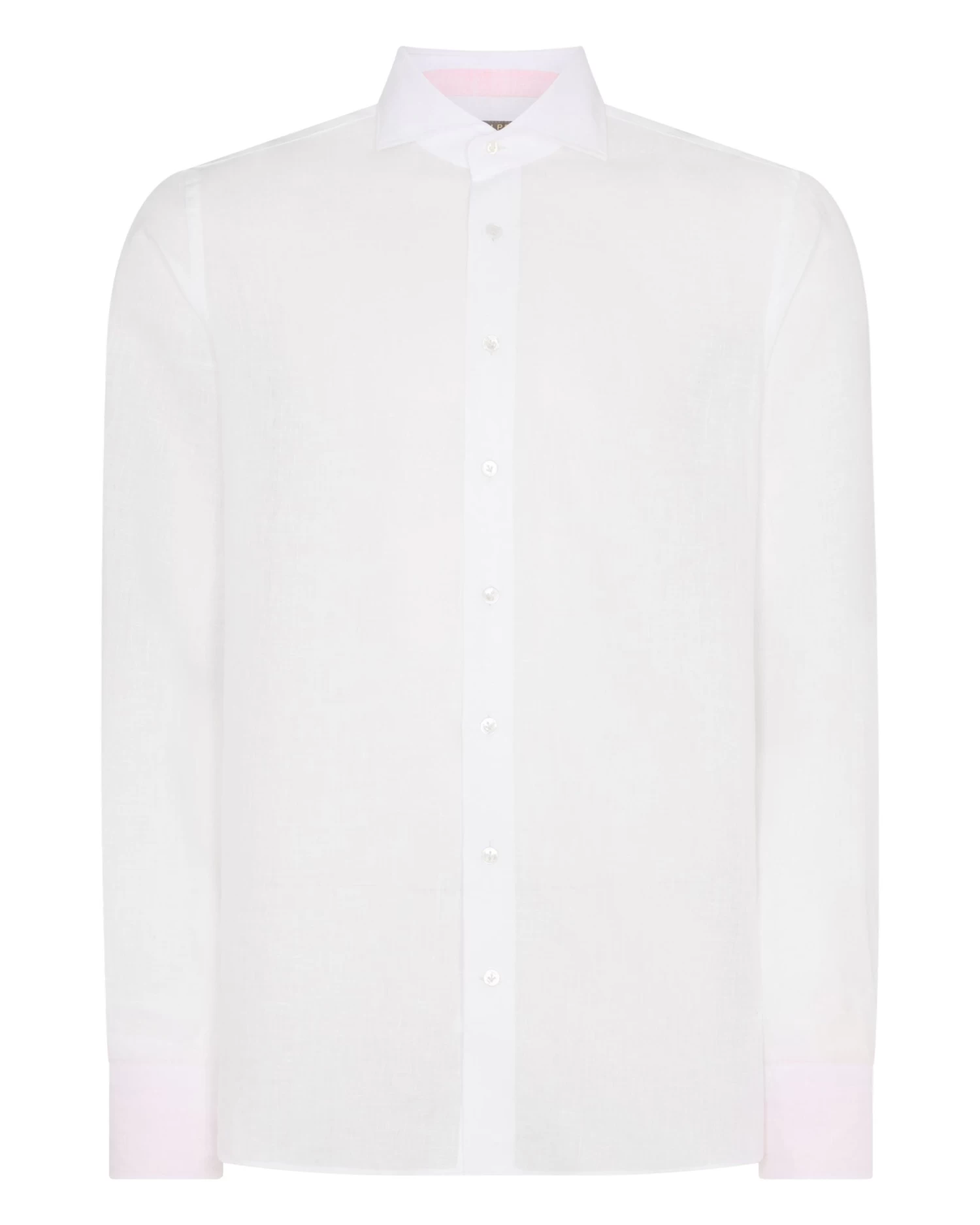 Men's Cannes Linen Shirt White 4 Men's Cannes Linen Shirt White - Image 2