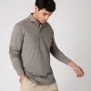 Men's Antibes Cotton Cashmere Polo Shirt Taupe Brown -Cozy Fashion Shop SS24 NPG109606 TAU 1