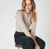 Women's Darcie Superfine Cashmere Cropped Cardigan Sandstone Brown