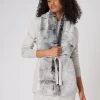Women's Lola Fur Placket Cashmere Gilet Pebble Grey