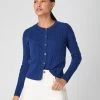 Women's Myla Cable Cashmere Cardigan French Blue