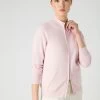 Women's Alisa Full Zip Cashmere Cardigan Quartz Pink