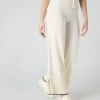 Women's Cotton Cashmere Trouser New Ivory White 2 Women's Cotton Cashmere Trouser New Ivory White -Cozy Fashion Shop SS24 NPW108550 N37 1