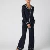 Women's Pyjama Top Navy Blue
