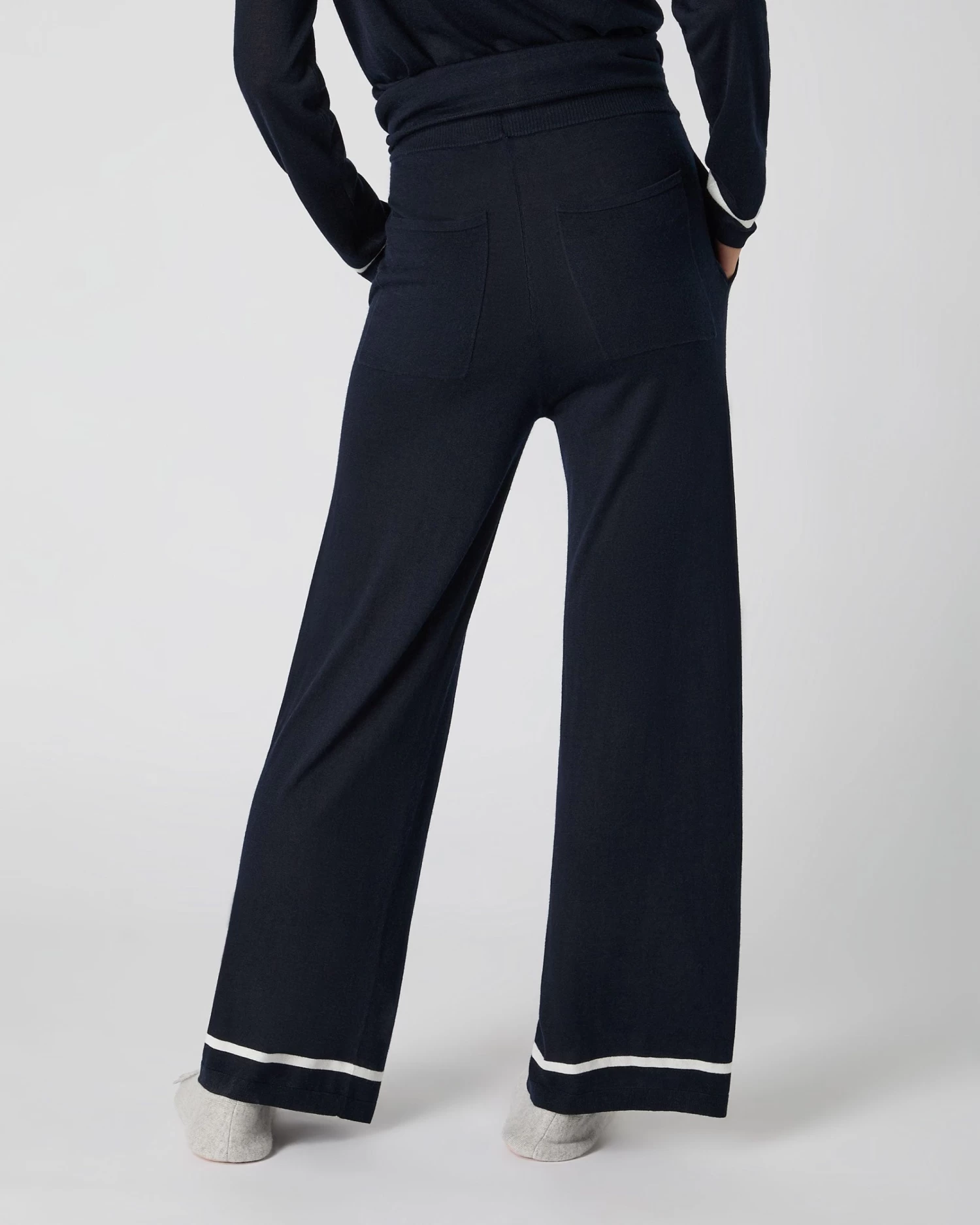 Women's Pyjama Trousers Navy Blue 6 Women's Pyjama Trousers Navy Blue - Image 4