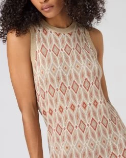 Women's Jacquard Knit Silk Cashmere Dress Multi -Cozy Fashion Shop SS24 NPW109104 MUL 5 29091a7c a4c0 4fbf bbff a1090c49a09f