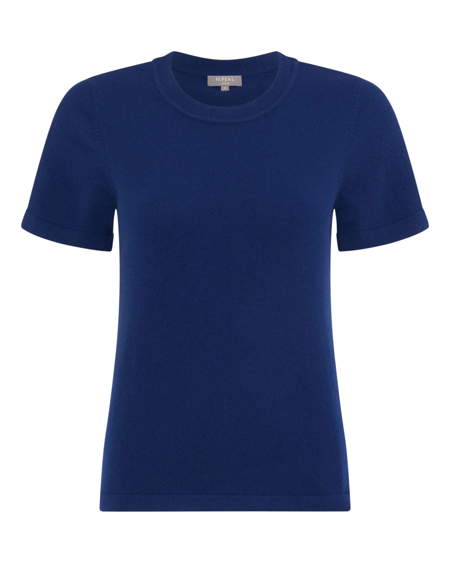 Women's Lottie Cashmere T-Shirt French Blue 4 Women's Lottie Cashmere T-Shirt French Blue - Image 2