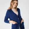 Women's Erin Oversized Cashmere Cardigan French Blue -Cozy Fashion Shop SS24 NPW109135 F71 1 op