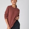 Women's Hallie Round Neck Cashmere Jumper Terracotta Brown