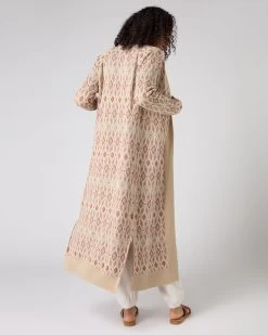 Women's Jacquard Knit Silk Cashmere Cardigan Multi -Cozy Fashion Shop SS24 NPW109245 MUL 4 c4993ca7 0b6d 4c6c 87ba 5570b5d2d829