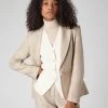 Women's Chloe Linen Jacket Oat Brown
