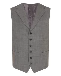 007 Woven 3 Piece Suit Grey -Cozy Fashion Shop waistcoat